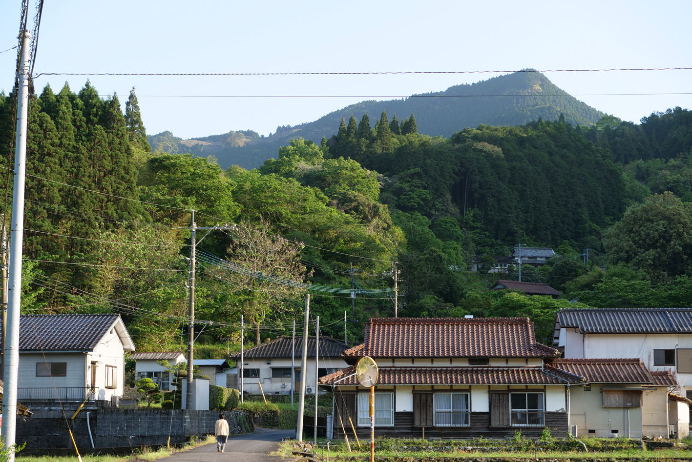 Ausblick vom Wohnhaus von Familie Matsumoto